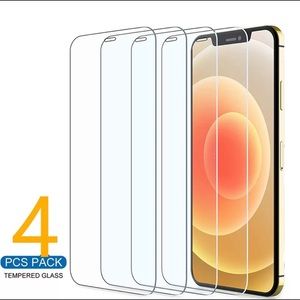 4 Pieces Protective Glass On iPhone 13, 13 Pro, Pro Max, 13 Mini